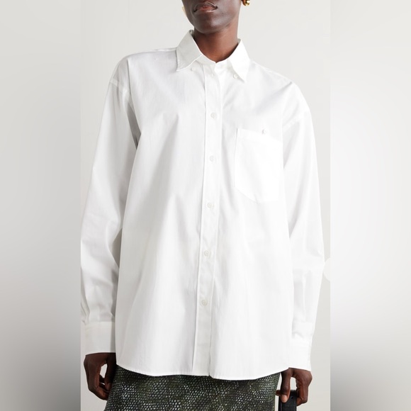 Acne White Casual Button Down Shirt - Picture 1 of 6